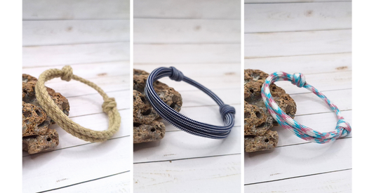 Nouveauté sur le site : Les bracelets simples avec nœuds de pêcheur – dès 0 $!