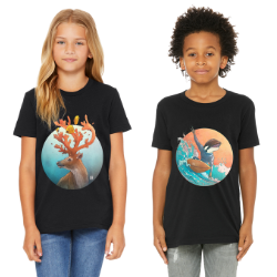 Les créatures marines maintenant disponibles sur t-shirt enfant