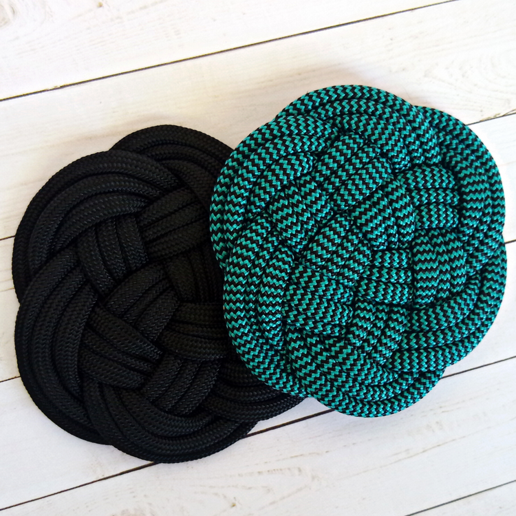 Turquoise et noir zigzags, et noir
