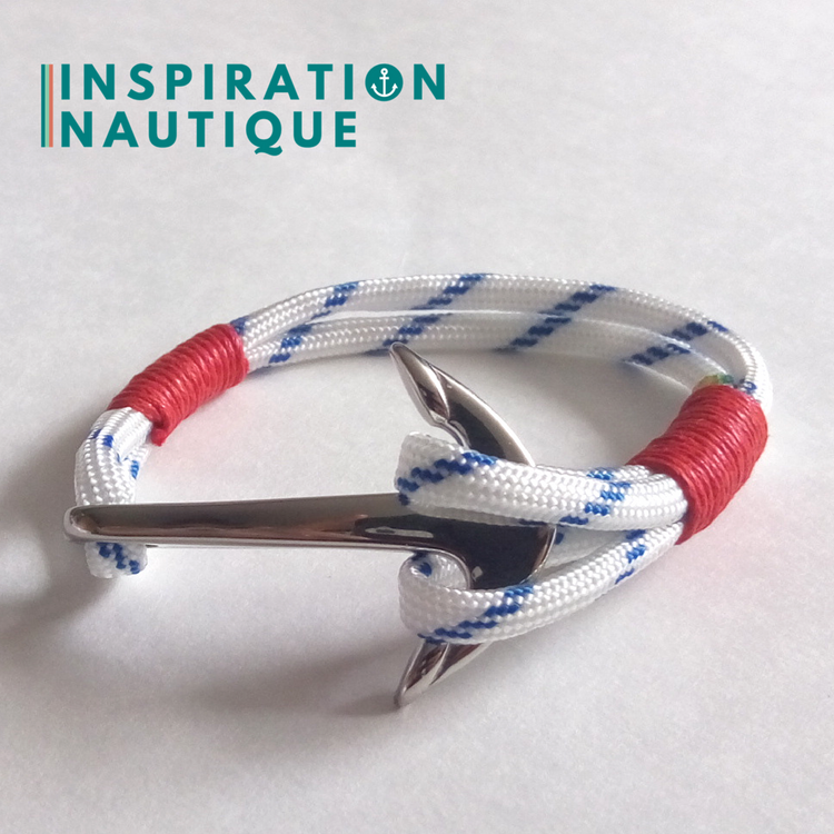 Bracelet marin avec ancre pour homme ou femme