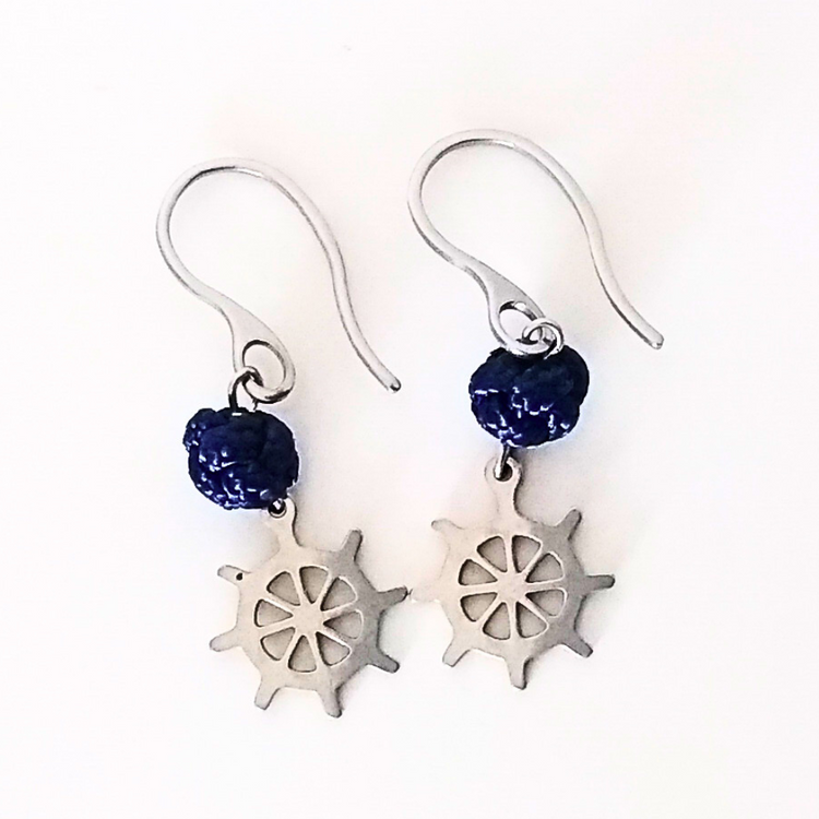 Boucles d'oreilles roue