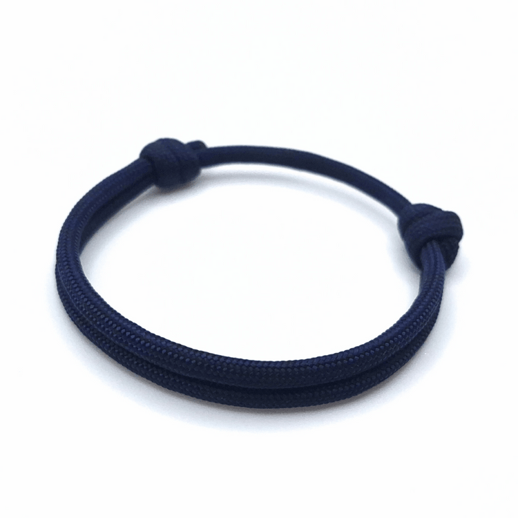 Bracelet simple avec noeuds de pêcheur