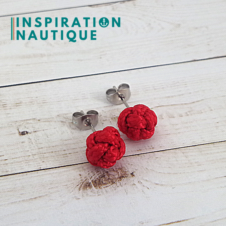 Boucles d'oreilles Noeud de sifflet de bosco