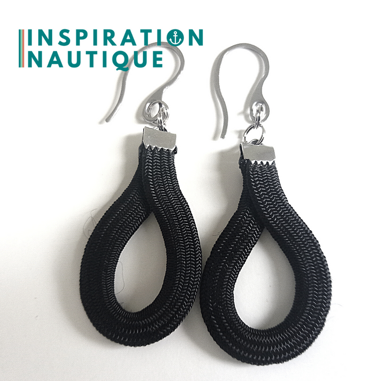 Boucles d'oreilles Goutte, série Nocturne