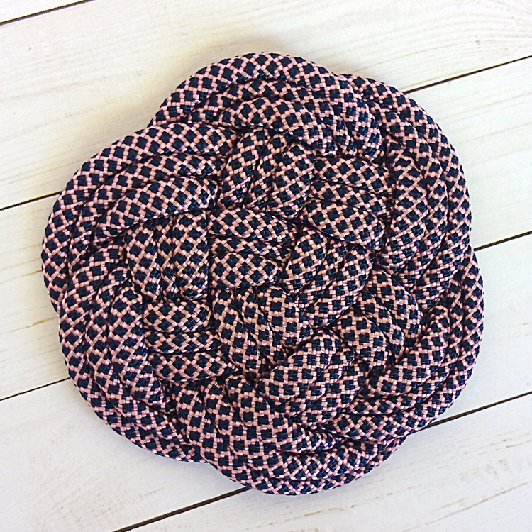 Rose et marine diamants