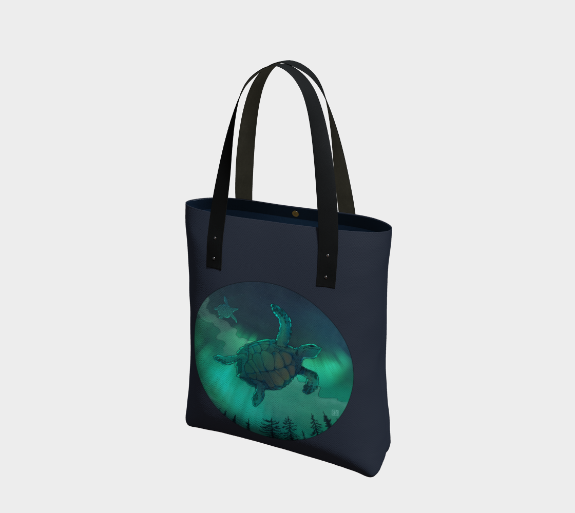 Sac fourre-tout : Tortues boréales - sac marine