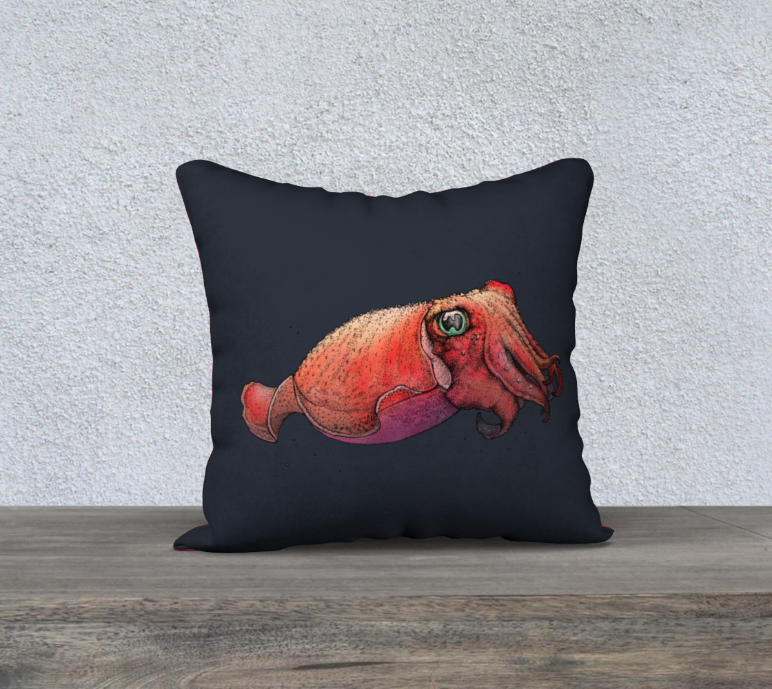 Housse de coussin : La seiche