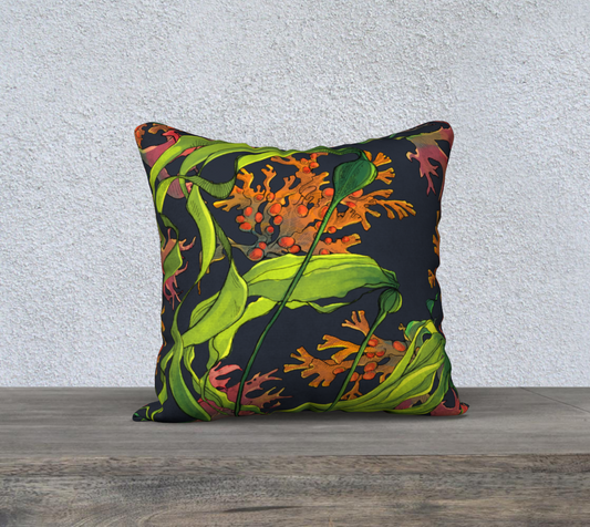 Housse de coussin : Jardin de mer