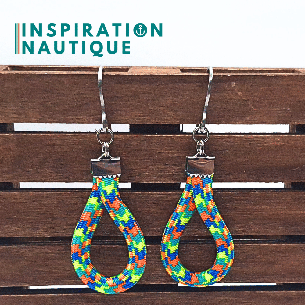 Drop earrings, Pale blue - Ready to ship