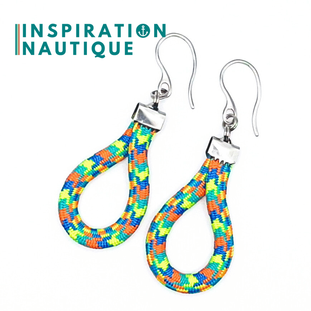Drop earrings, Pale blue - Ready to ship