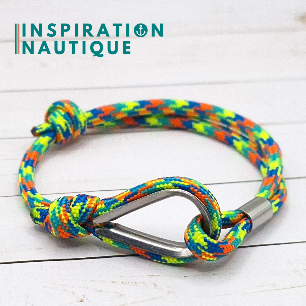 Bracelet marin avec cosse et noeud de pêcheur, Cartoon, Medium