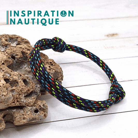 Bracelet simple avec noeuds de pêcheur, Cher