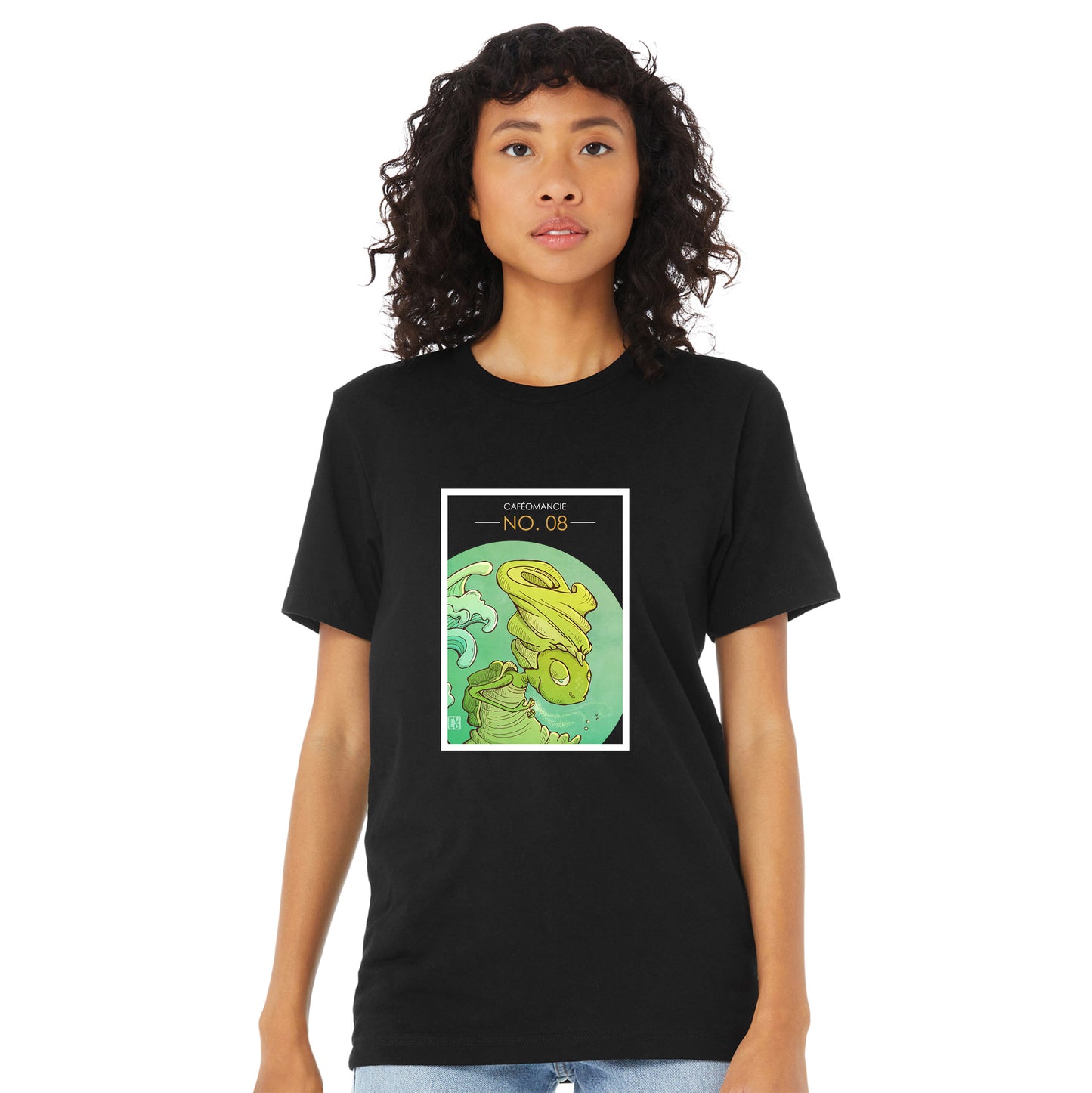 T-shirt unisexe - Caféomancie no 08