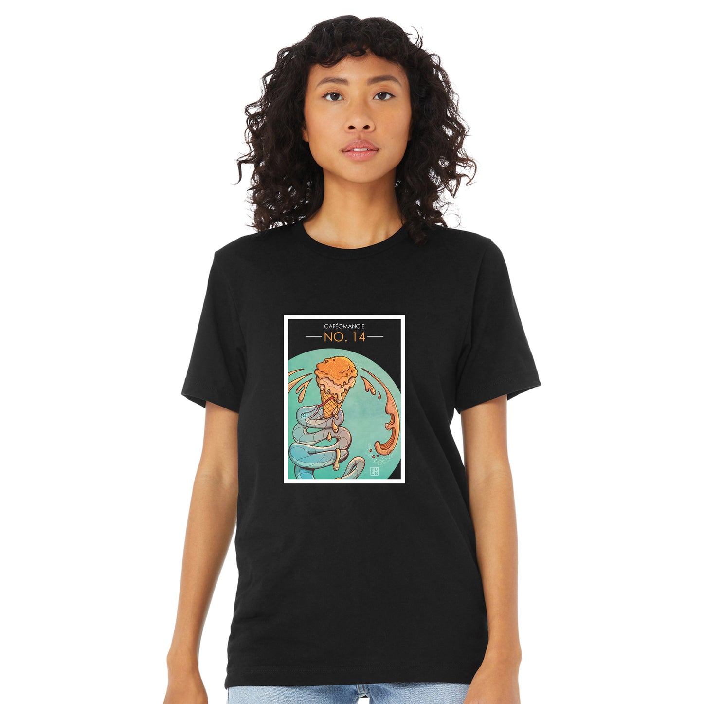 T-shirt unisexe - Caféomancie no 14