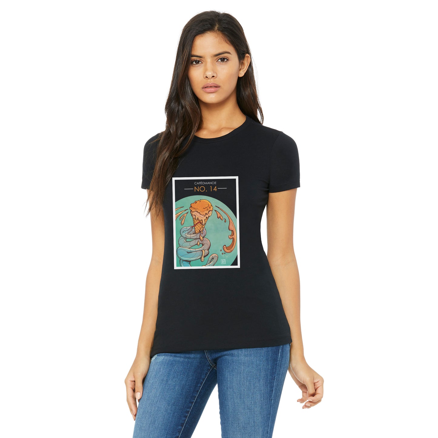 T-shirt femme - Caféomancie no 14