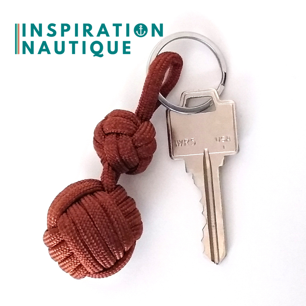 Porte-clé en noeud poing de singe, Rouille