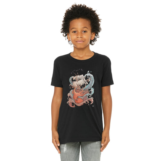 T-shirt enfant - Kraken mou