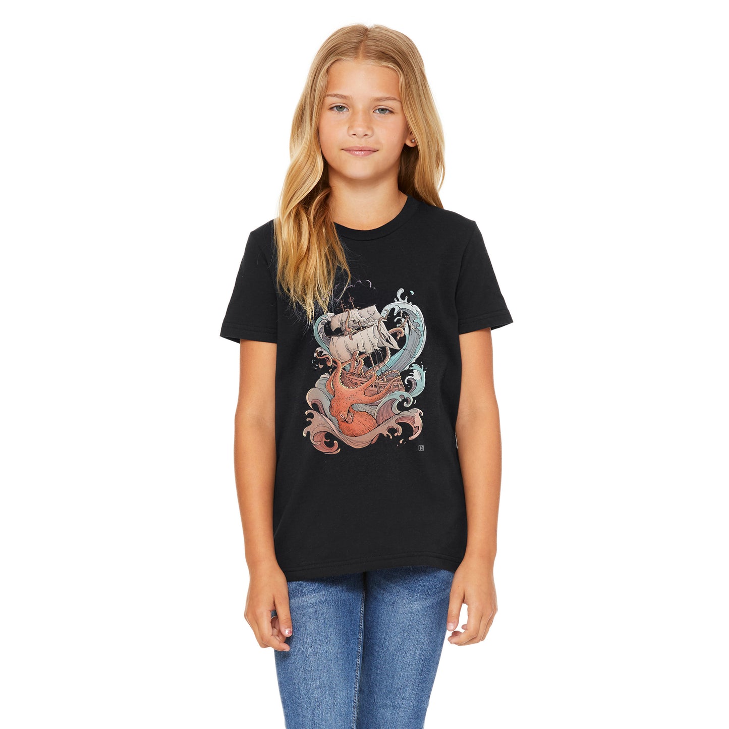 T-shirt enfant - Kraken mou