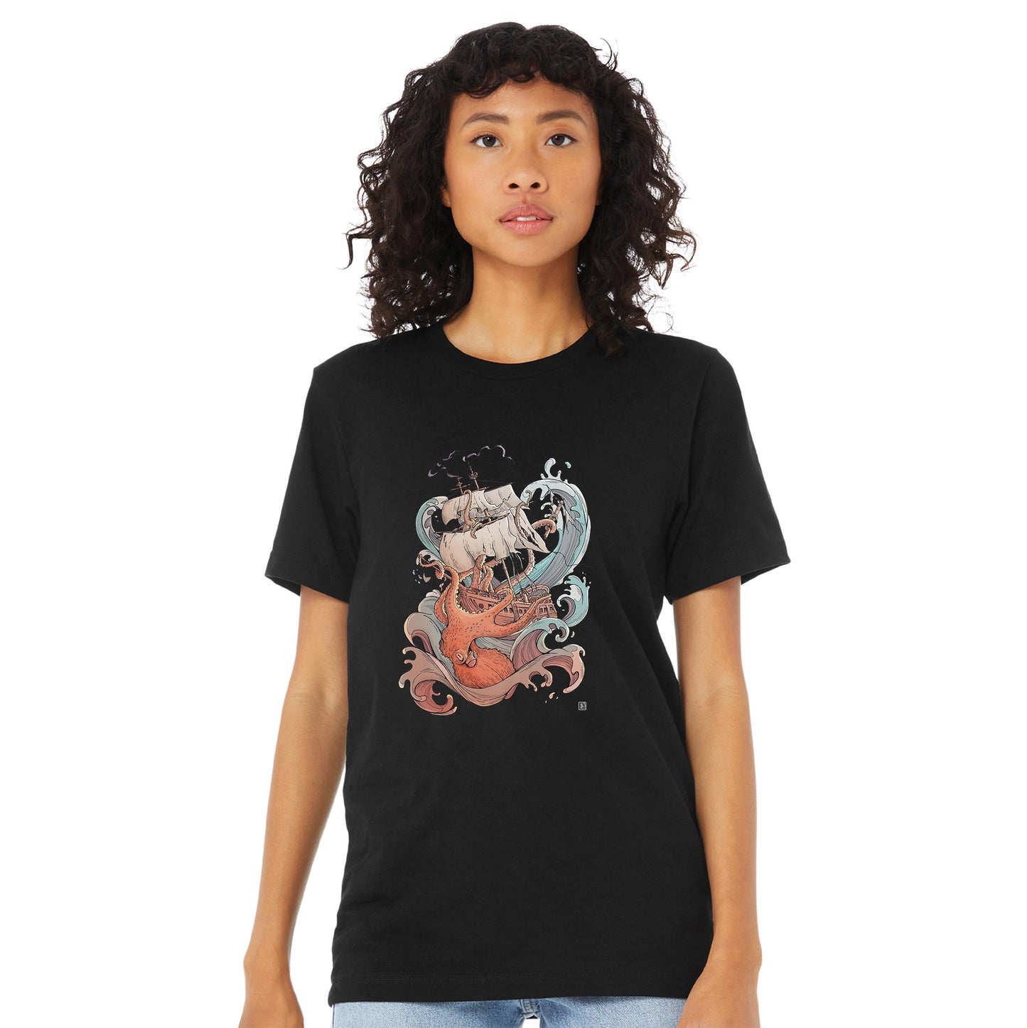 T-shirt unisexe - Kraken mou