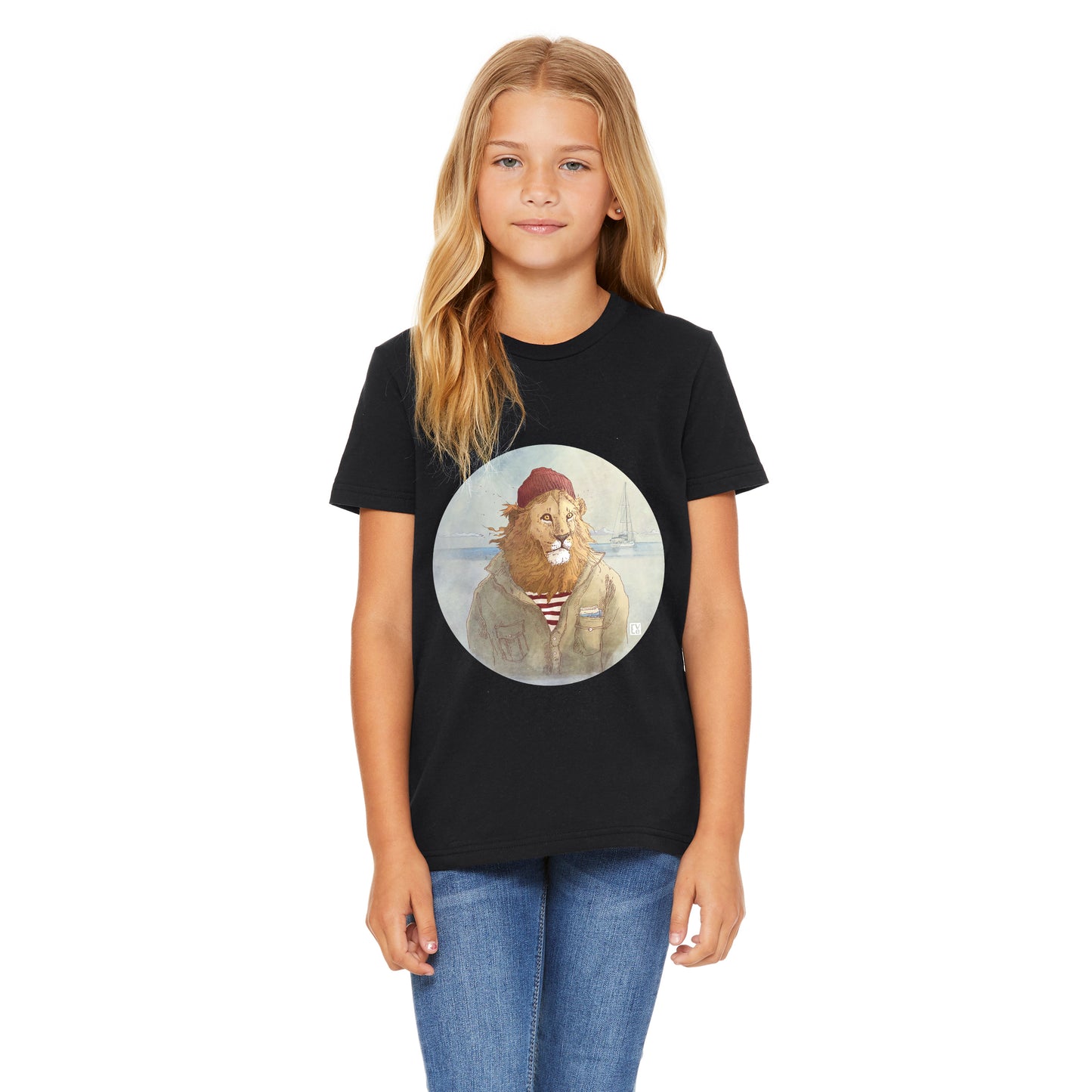 T-shirt enfant unisexe : Léo