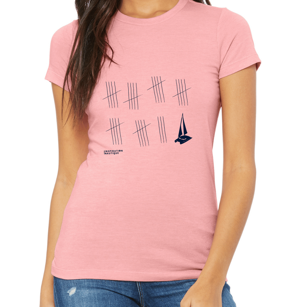 T-shirt femme - La patience (catamaran) - Visuel marine