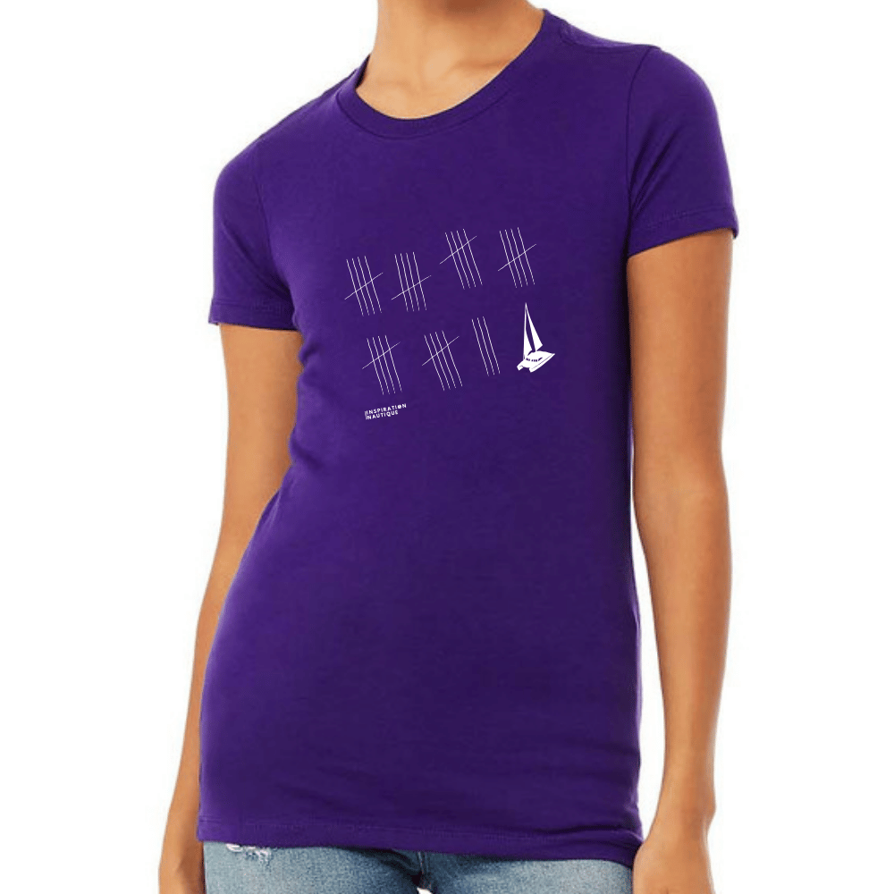 T-shirt femme - La patience (catamaran) - Visuel blanc