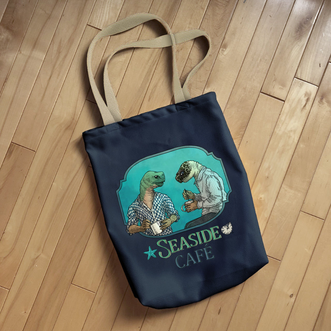 Sac fourre-tout : Pause-café - sac marine