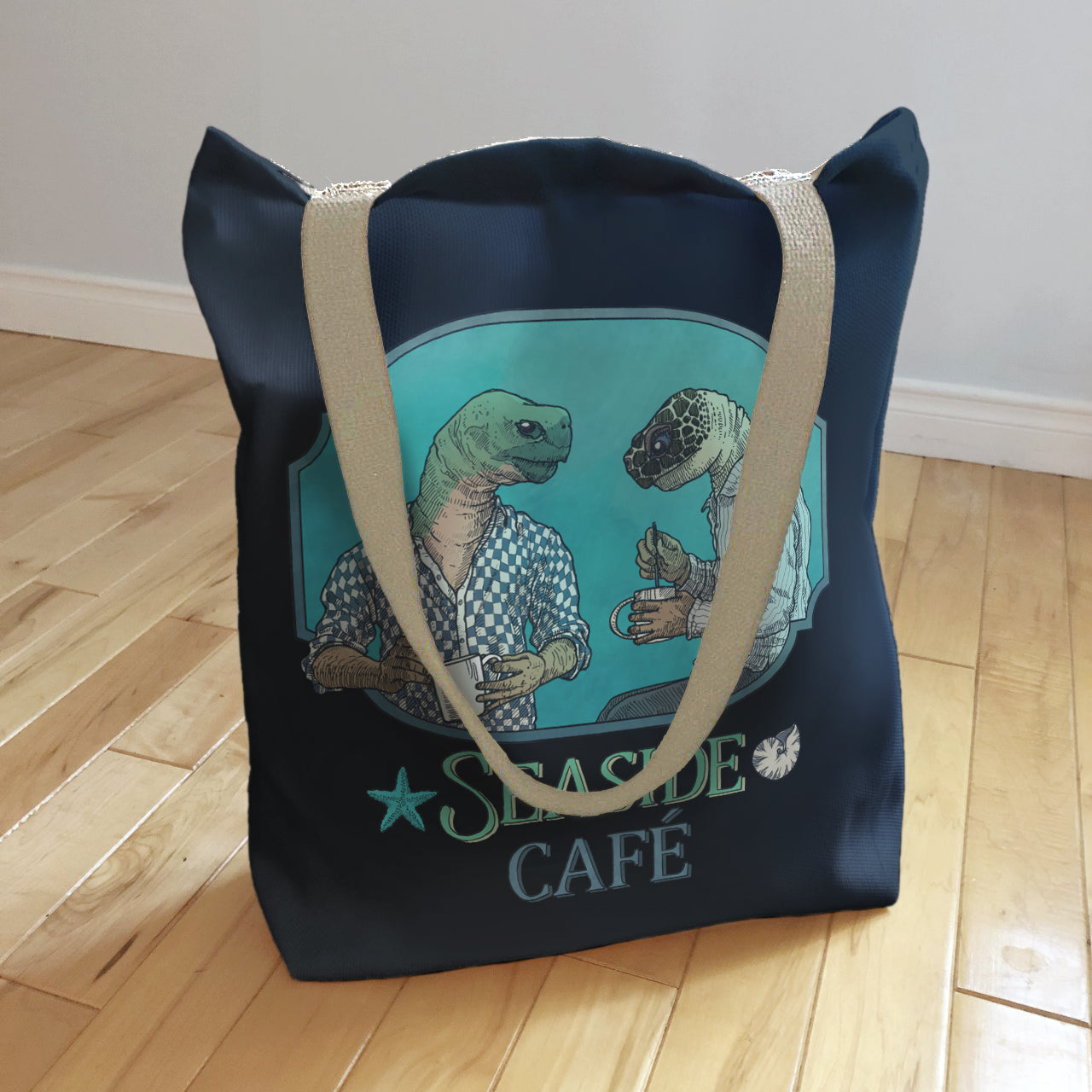 Sac fourre-tout : Pause-café - sac marine