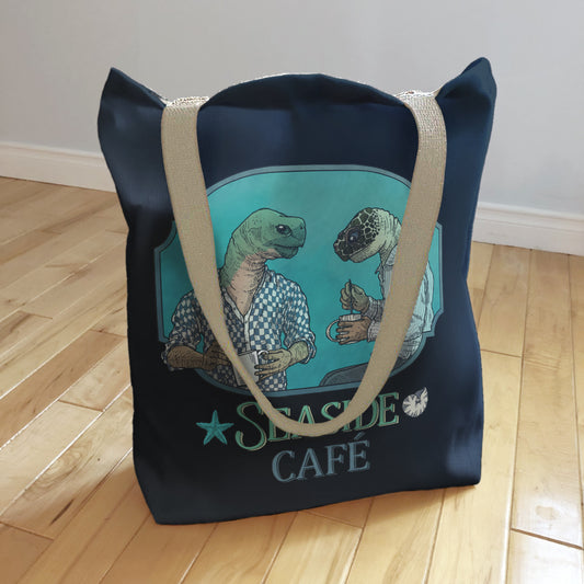 Sac fourre-tout : Pause-café - sac marine