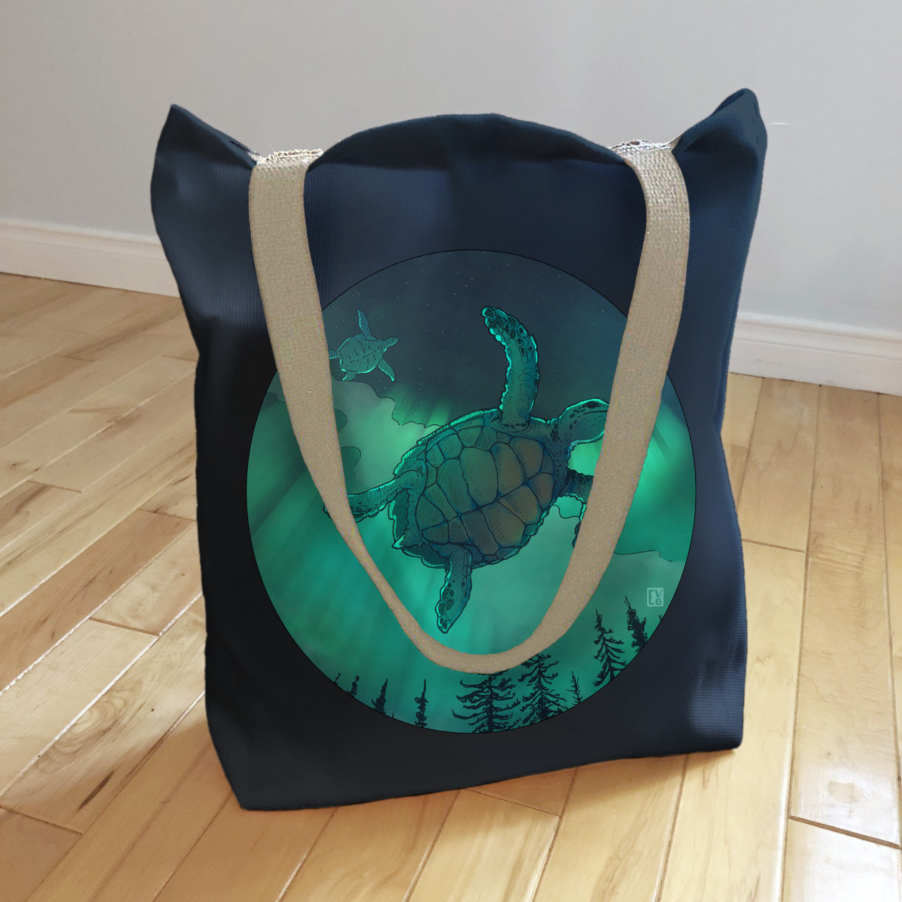 Sac fourre-tout : Tortues boréales - sac marine