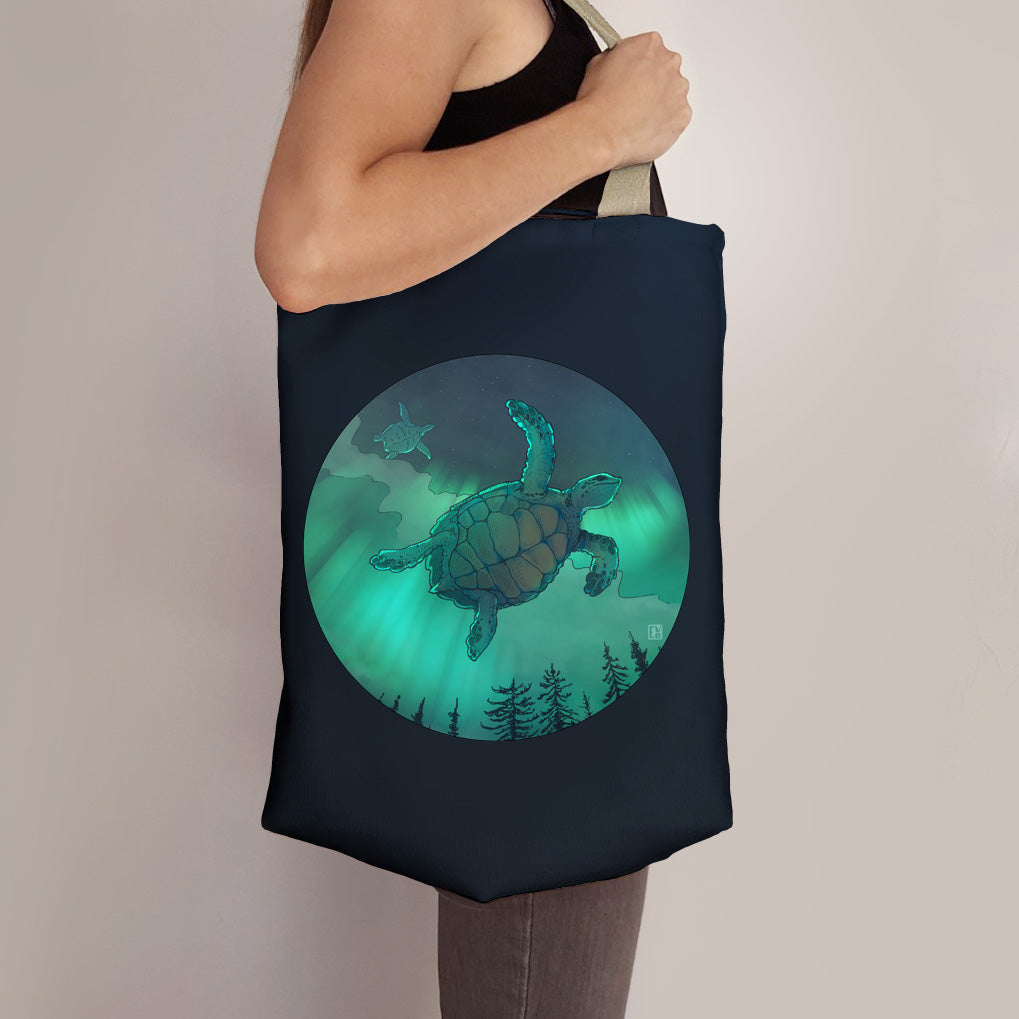 Sac fourre-tout : Tortues boréales - sac marine