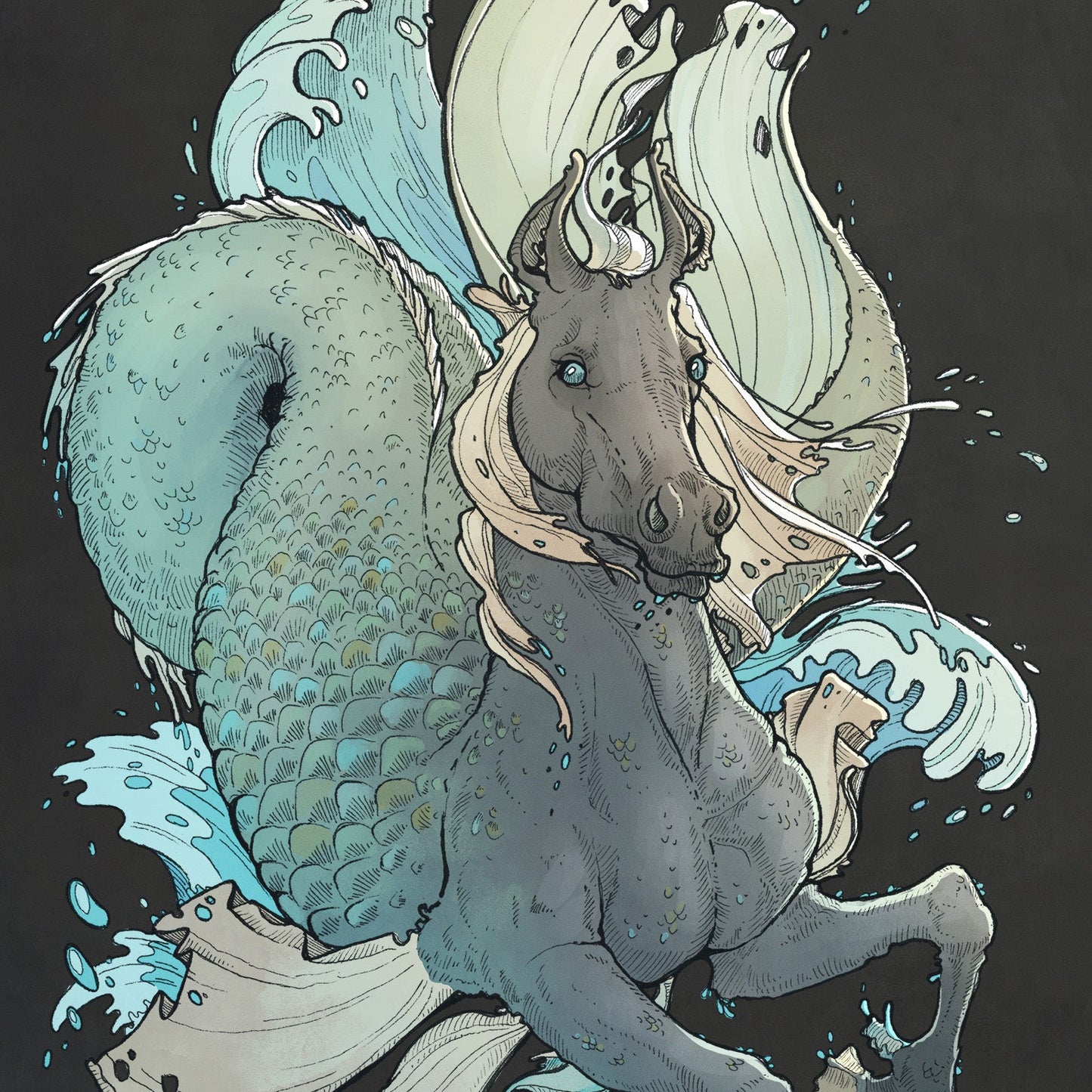 Kangourou unisexe : Hippokampos