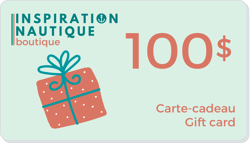 Carte-cadeau d'inspiration nautique - Faites plaisir à un·e être cher·ère!