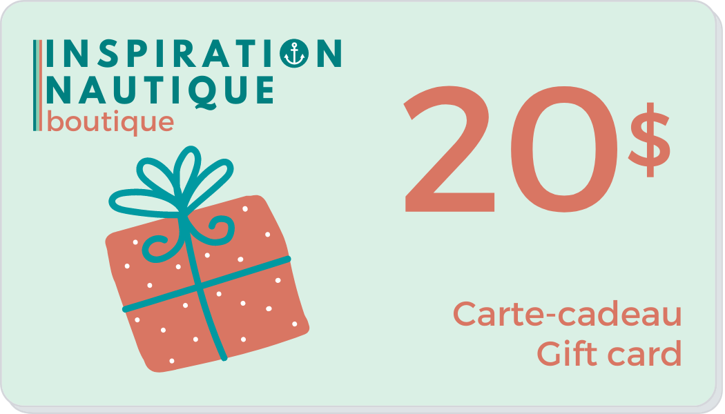 Carte-cadeau d'inspiration nautique - Faites plaisir à un·e être cher·ère!