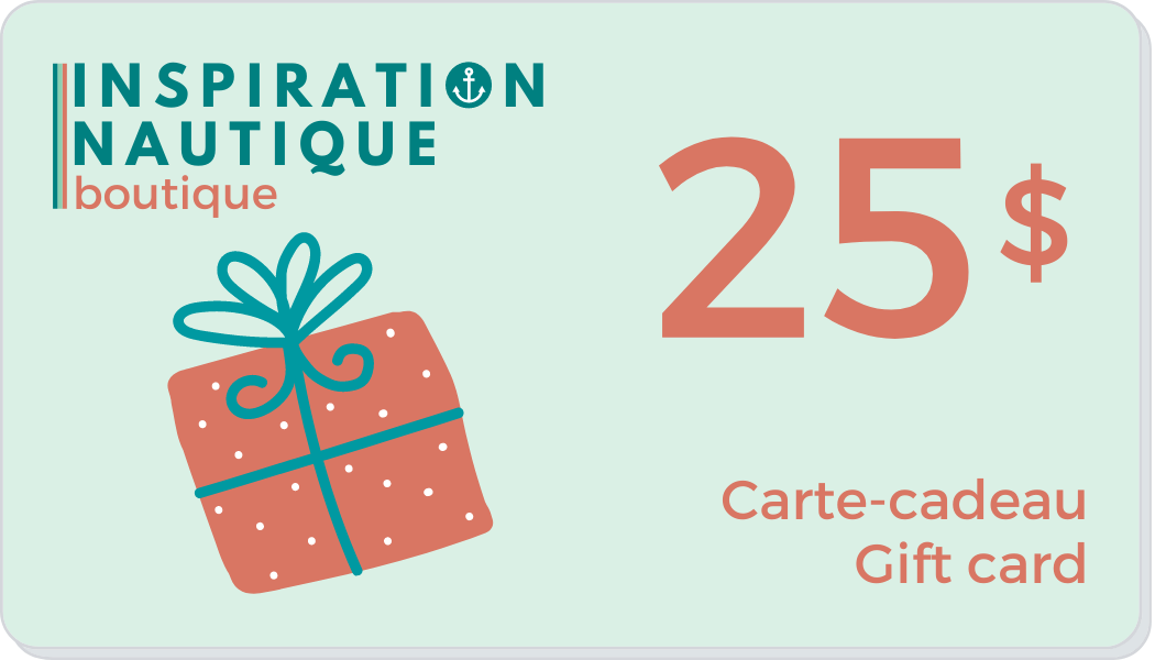 Carte-cadeau d'inspiration nautique - Faites plaisir à un·e être cher·ère!