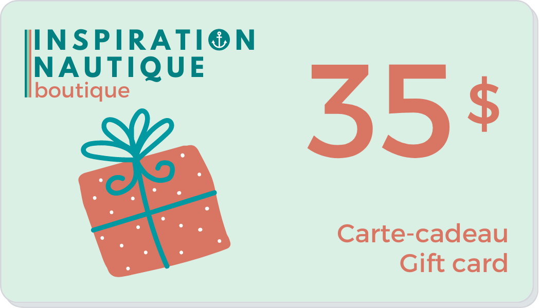 Carte-cadeau d'inspiration nautique - Faites plaisir à un·e être cher·ère!