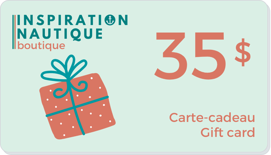 Carte-cadeau d'inspiration nautique
