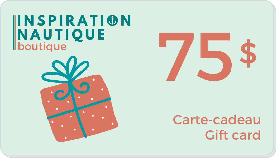 Carte-cadeau d'inspiration nautique - Faites plaisir à un·e être cher·ère!