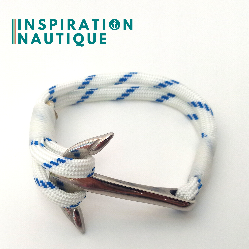 Marine anchor bracelet for men or women made in Canada