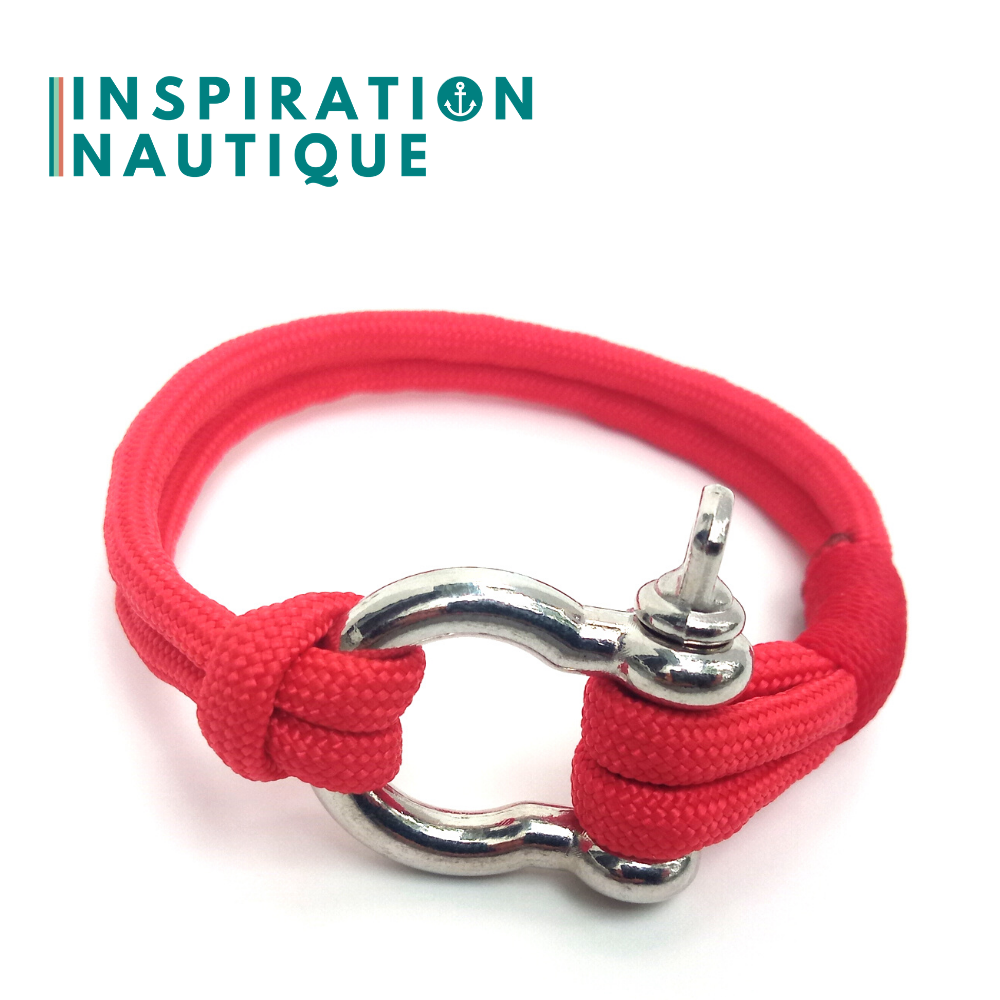 Marine shackle bracelet for men or women