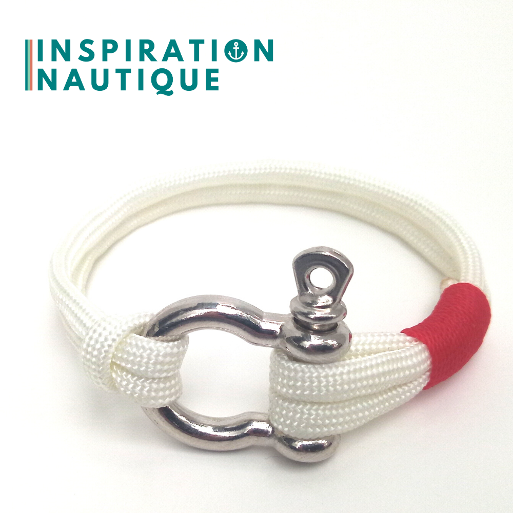 Marine shackle bracelet for men or women