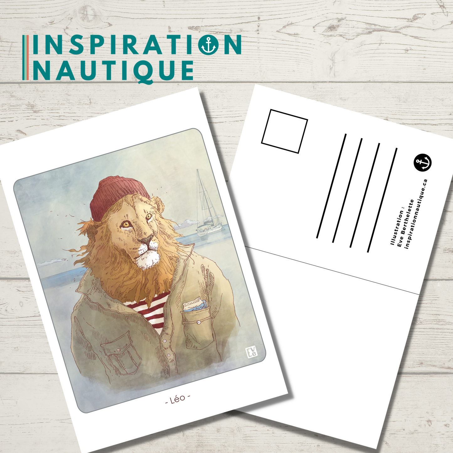 Carte postale : Léo