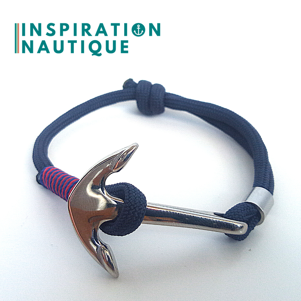 Unisex anchor bracelet made in Canada