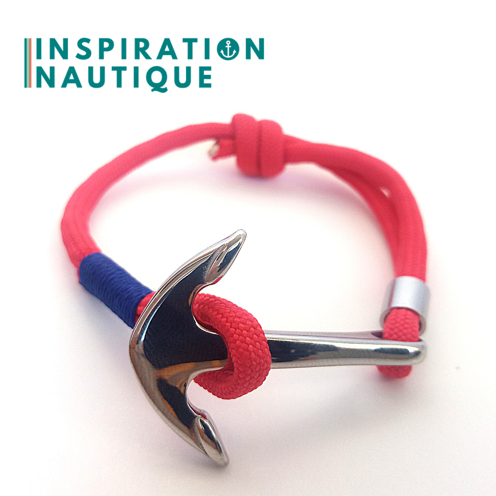 Stainless steel anchor bracelet made in Canada