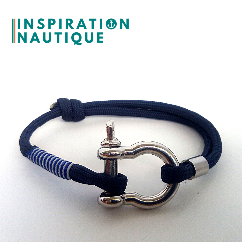 Bijou marin avec manille pour homme ou femme