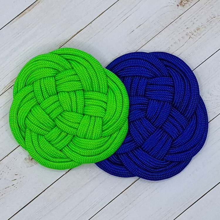 Vert fluo et bleu