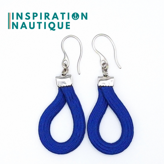 Boucles d'oreilles Goutte, Bleu