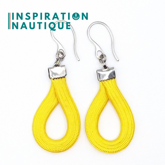 Boucles d'oreilles Goutte, Jaune