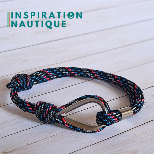 Bracelet marin avec cosse et noeud de pêcheur, Borg