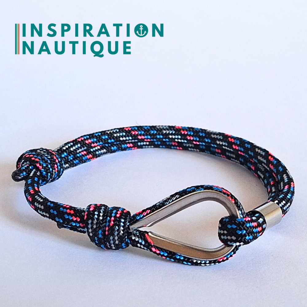 Bracelet marin avec cosse et noeud de pêcheur, Borg